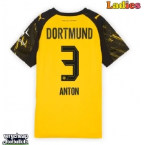 Borussia Dortmund Waldemar Anton #3 Replica Home Shirt Ladies 2025-26 Short Sleeve